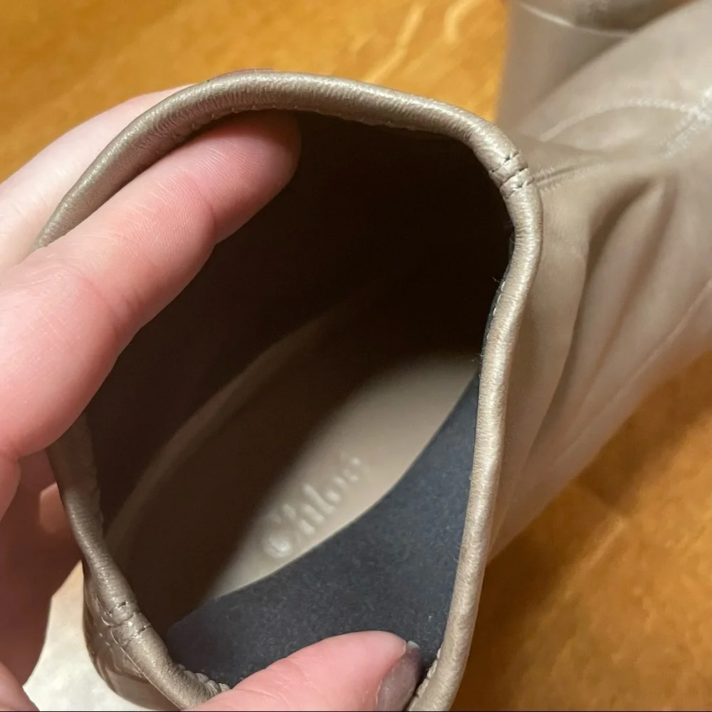 Chloe Grey Heeled Sock Bootie - Picture 14 of 15